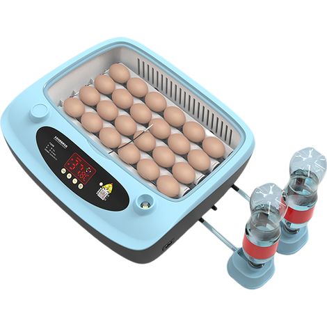 MIKIROY Incubatrice per Uova di Gallina con Giramento Automatico delle Uova, Controllo dell'Umidità, Controllo della Temperatura e Candela per Uova - Incubatrici per la Cova di Uova di Gallina, Anatra (1/5)