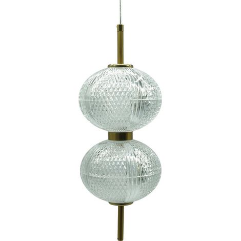 Lampada sospensione Amerilla IdeaLED doppia sfera LED 30W (1/5)