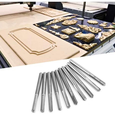 3,175 Zoll Doppelschneider-Schaftfräser aus Hartmetall, 10 Stück, 900,2 mm. (1/5)