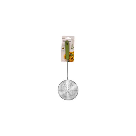 SCHIUMAROLA A RAGNO ACCIAIO INOX OLIVA 6 PZ