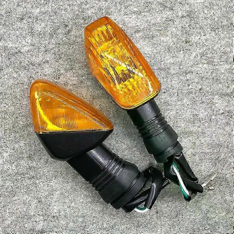 par de luces intermitentes delanteras y traseras para motocicleta Kawasaki ZX-6R ZX-6RR Z750S KLE 500/650 VERSYS KLR650 Edición 0619 (1/4)