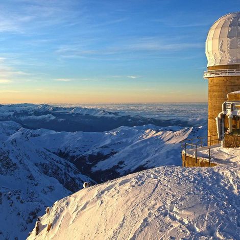 Tableau sur toile Pic du Midi Bigorre 45x45 cm - Impression sur Toile Murale Décorative - Image imprimée en HD sur Toile - Toile sur Châssis en Bois FSC - Fabriqué en France (1/4)