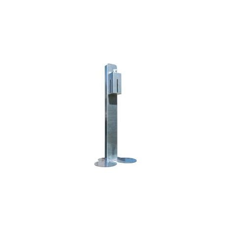 Support disinfettante itb solution acciaio grigio altezza regolabile