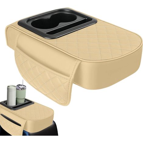Housse de console centrale de voiture - Rembourrage d'accoudoir de voiture - Rembourrage d'accoudoir pour console centrale - Housse surélevée pour console centrale de voiture - Protection de (1/5)