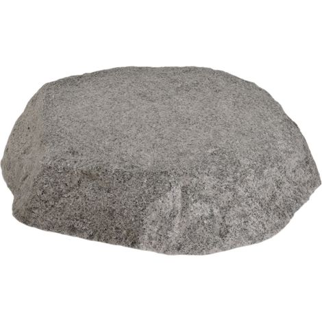 Faux rocher de jardin XL-04 arrondi pour regard 90 cm gris (1/5)