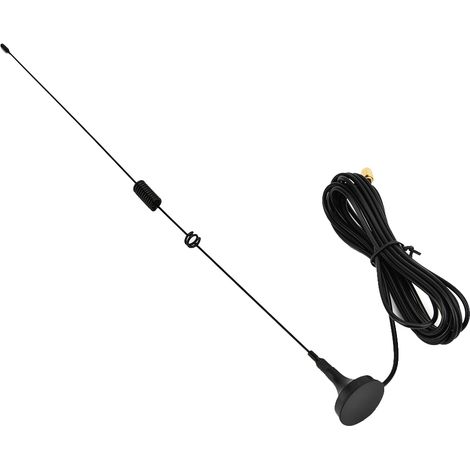Antenne radio magnétique double fréquence UHF+VHF UT 106UV SMA mâle pour voiture
