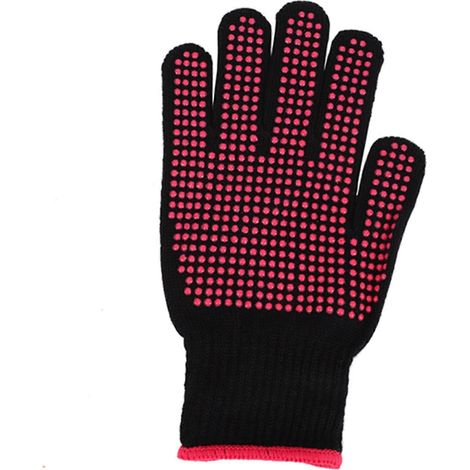 Fer à lisser et à boucler double face, gants de coiffure résistants à la chaleur, outils de salon de coiffure, gants pour barbecue d'extérieur (1/4)