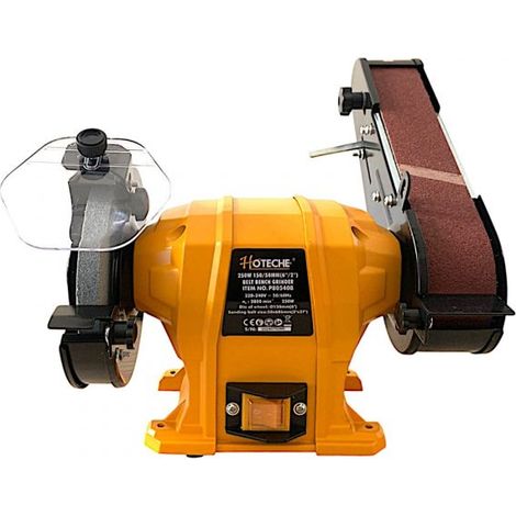 Smerigliatrice Mola Levigatrice a Nastro da Banco Combinata 250W 2800RPM P805408 (1/5)