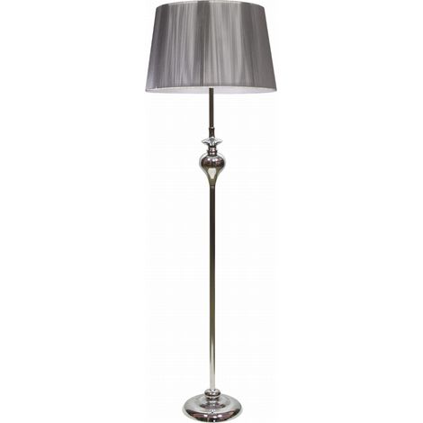 Lampada da terra Candellux Gillenia cromo E27 135cm