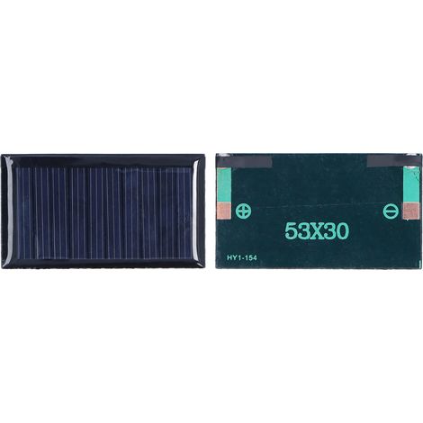 Packung mit 10 0,15W 5V Solarmodulen, Photovoltaikzellen in Harzform, DIY-Bausatz ohne Batterie. (1/5)