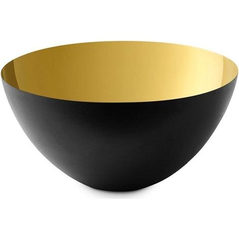 Bol décoratif en Acier Doré H 14 x Ø 25 cm (1/4)