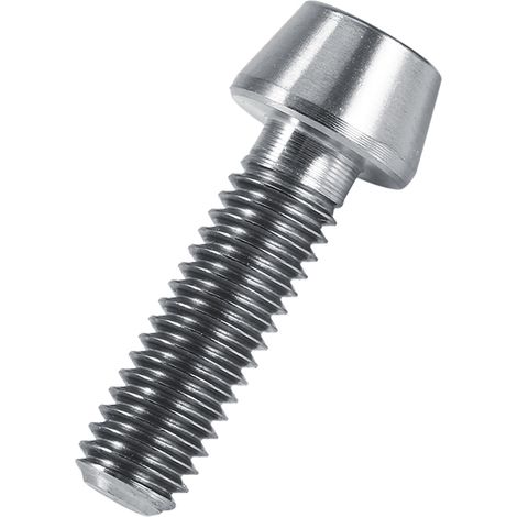 Vis conique en alliage de titane avec rondelle pour VTT (argent/M6x20) (1/5)