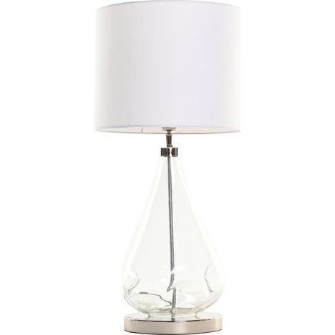 Lampara Sobremesa Cristal 30X30X65 Organico (1/5)