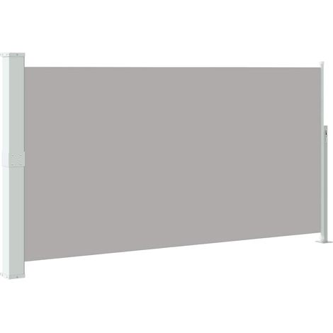 Maison Exclusive - Ausziehbare Seitenmarkise 160x300 cm Grau