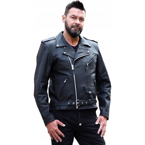 WOLF Herren-Bikerjacke Größe 3XL