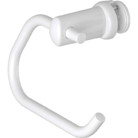 Handy Pap Fasce - Portarotolo Carta Igienica per Scaldasalviette a Fasce (Tubi Piatti) - si Fissa Direttamente sul Radiatore a Fasce - Bianco (1/5)