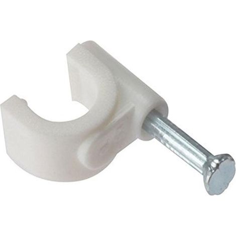 Lot de 200 serre-câbles ronds Blanc 6 mm (1/2)