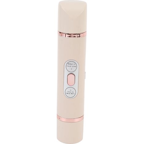 Tondeuse pubienne 2 en 1 pour femmes, double tête, rechargeable par USB-C, électrique, pour jambes, aisselles, lèvre supérieure et maillot (brun). (1/5)