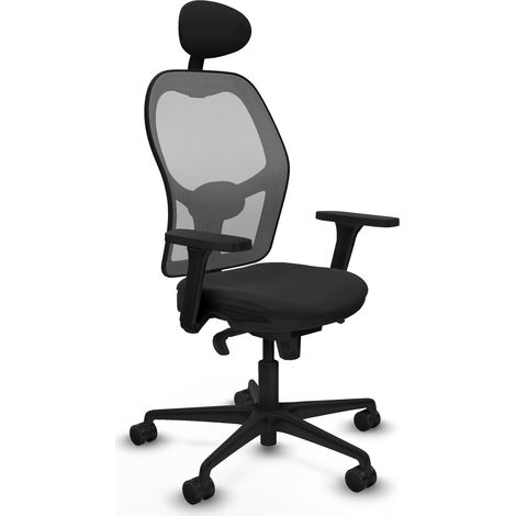 Sedia da ufficio piqueras y crespo Jorquera nero schiuma ergonomica (1/2)