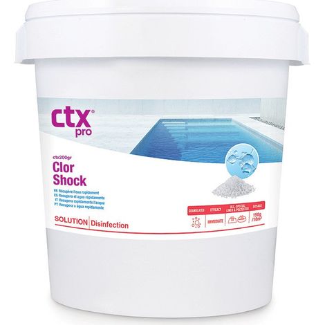 CTX-200GR ClorShock Granulado 25 kg – Cloro de Choque para Piscinas
