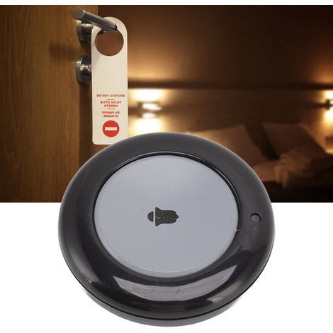 Interrupteur de télécommande sans fil 433 MHz, bouton d'urgence, sonnette, contrôle d'accès, porte de voiture, code d'apprentissage de télécommande intelligente Tuya 1527/2240, sonnette noire et grise (1/5)