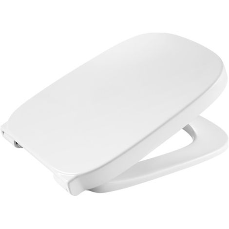 Roca  Duroplast-WC-Sitz – 36,5 x 44,5 cm – Antibakteriell – Schnellmontagesystem – Elegantes Design (1/5)