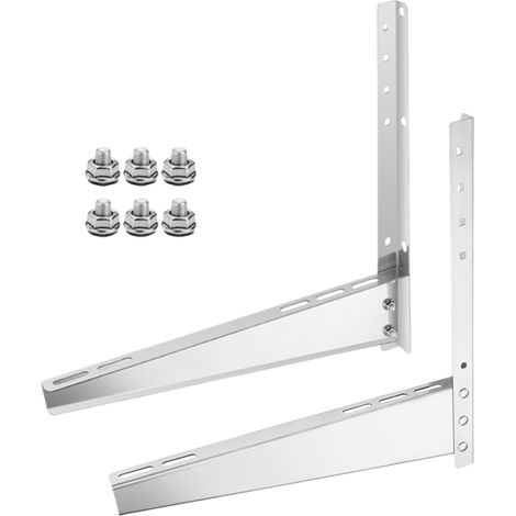 Support de Climatiseur - Support Fixation Climatiseur - Structure Robuste en Acier Inoxydable Ajustable Porteuse pour Dortoir Appartement Maison Salon (1/5)