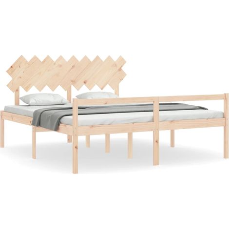 Maison Exclusive - Cama de matrimonio para personas mayores cabec