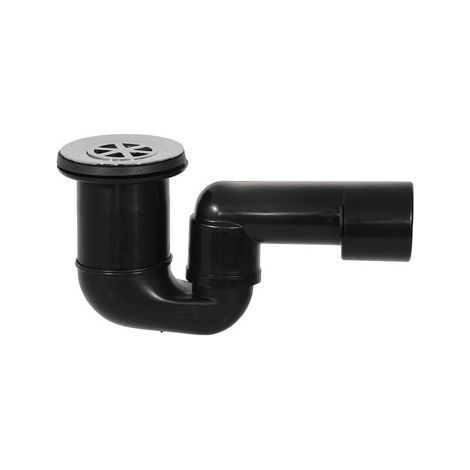 PILETTA DOCCIA CON SIFONE SNODATO PEHD- Griglia ottone D. 80- GHIDI- pezzi 1 (1/2)