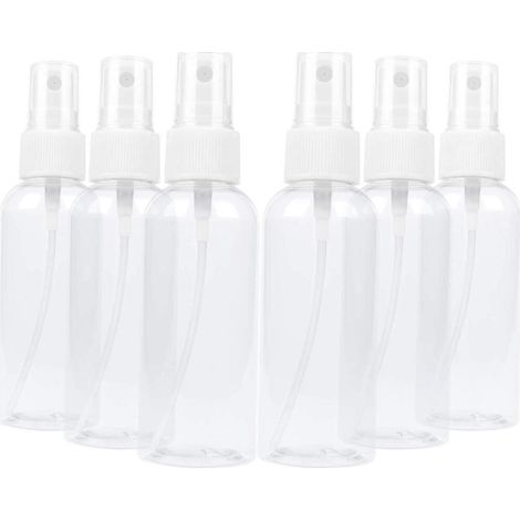 Lot de 6 Flacon pulvérisateur, 300ml, Flacon pulvérisateur vide, Mini flacons rechargeables, Convient pour la maison et les voyages - 55202mm (1/5)