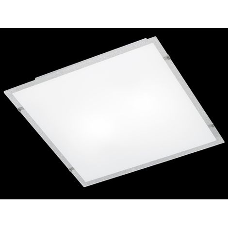 lampada da soffitto vetro interno bianco verniciato (1/2)