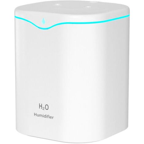 Humidificateur d'Air, 2L Humidificateur Ultrasonique Silencieux avec 2 Mode Brume Réglable, USB Humidificateur d'air Bébé, Arrêt Automatique, Veilleuse Colorée, pour Chambre Maison Bureau (1/4)