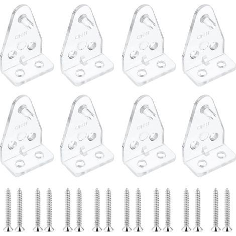 pièces pour stores vénitiens, pièces détachées, clips de fixation, transparents, en plastique, supports de stores vénitiens, rails de support inférieur, pièces détachées, support, remplacement pour st (1/5)