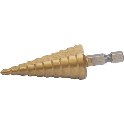 Stufenbohrer Mehrzweck Pagodenbohrer aus Hochgeschwindigkeitsstahl Reibahlen Kegelbohrer (4 mm 32 mm) (1/5)