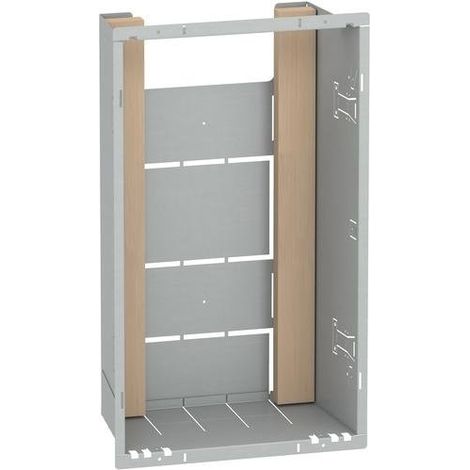 Schneider Electric – Bac d'encastrement mural 1x13 modules – Hauteur utile 477 mm – Tôle blanche RAL 9003 – IK09 conforme EN 50102 (1/2)