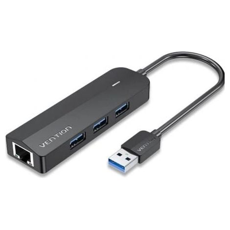 Hub USB 3.0 Vention CHNBB/ RJ45/ 3xUSB/ 1xMicroUSB PD