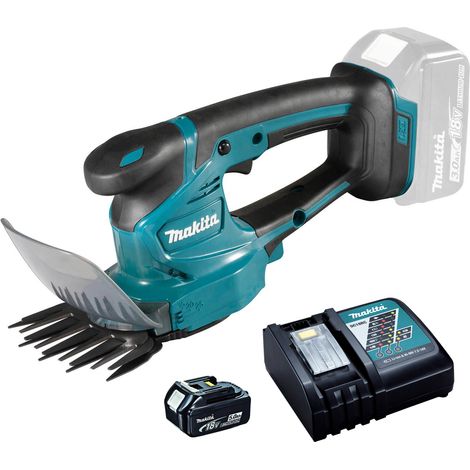 Makita DUM111RTX 18V LXT 110mm Cordless Grass Shear - 1 x 5Ah Battery and Charger (1/2)