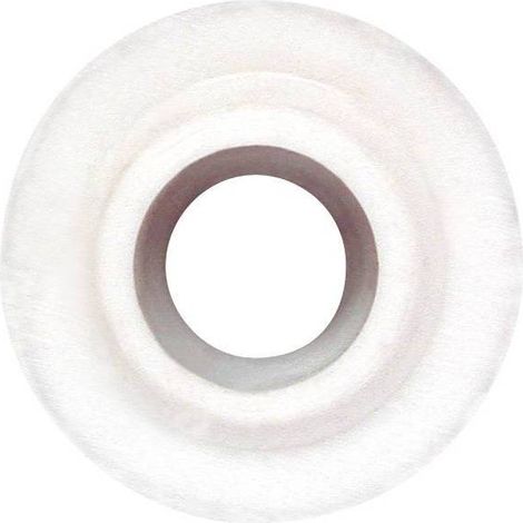100 x RONDELLA IN PVC C/COLLARE BOMB D 15 MM TRASPARENTE