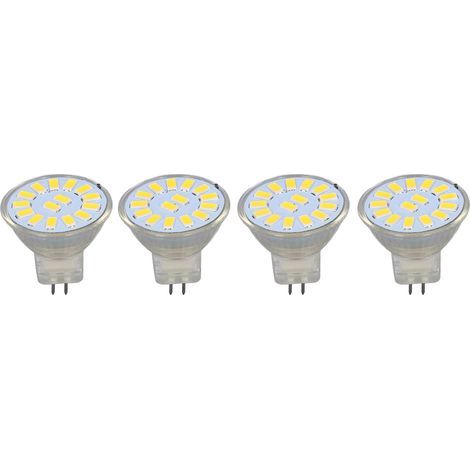 4 pieces 15LED MR11 bulb 5W 500LM Double pin Base landscape spotlight for living room warm white (1/5)