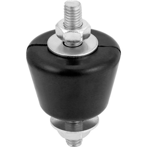 CSPARKV 4 Pieces Silent Block Air Conditioning Vibration Damper, Rubber Air Conditioning Feet for Reversible Air Conditioner Wall Mount (1/4)