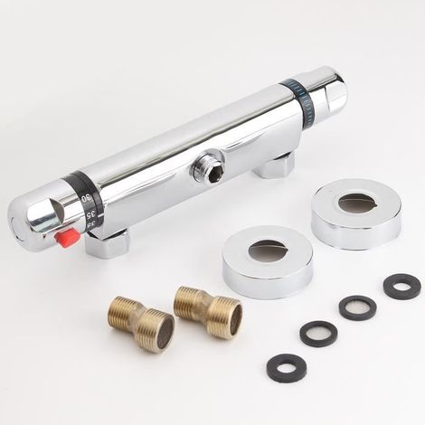 ROYAL K Robinet Douche Thermostatique Mitigeur Valve Mural Salle Bain (1/3)