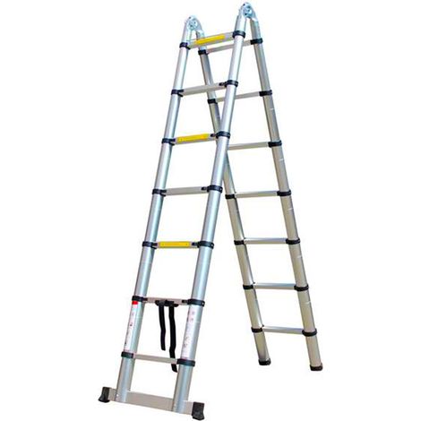 Herzberg hg 5560 echelle telescopique retractable en aluminium - 560m