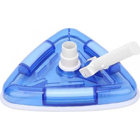 BEBUSINGOTO Tête d'aspiration de piscine, tête de sol triangulaire transparente avec Interface de tuyau de brosse (1/5)