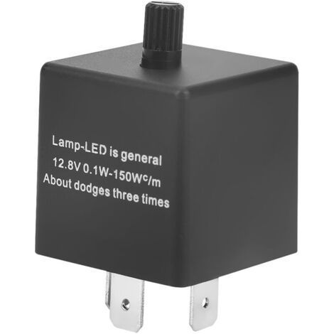Relè lampeggiatore regolabile a 3 pin CF13 KT Relè lampeggiatore CF13 per luci LED Hyper Blink (1/4)