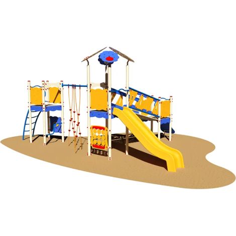 Villaggio Procton 982 SC Giochipark H 355cm scivolo scaletta area 59mq (1/2)