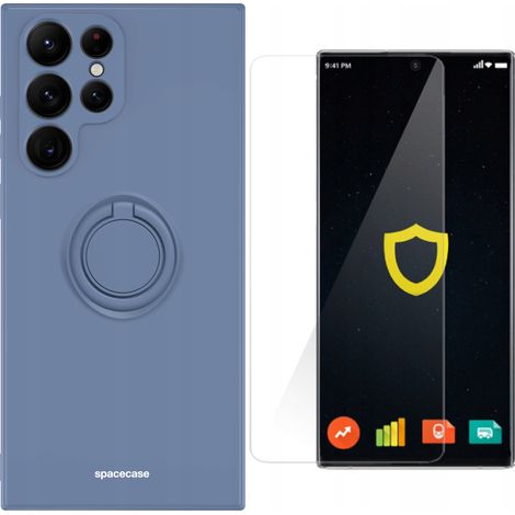 Robuste und stabile Schutzhülle für den Fingerring des Galaxy S22 Ultra + Folie (1/5)