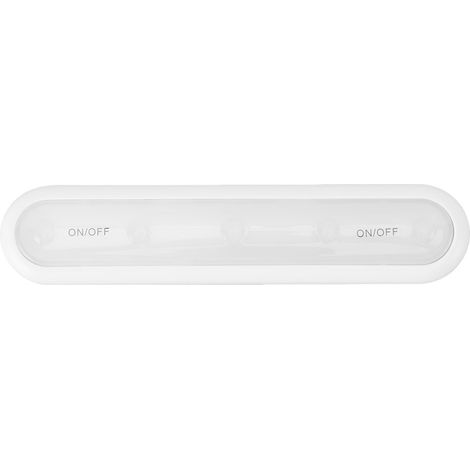 Lampe LED sous-meuble à piles, presse manuelle pour placard, couloir, entrée, escaliers
