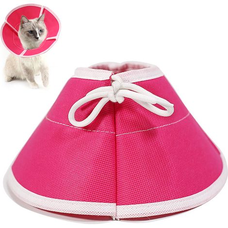 Collar de recuperación suave para gatos, collar cónico para gatos, collar Elizabeth de tela no tejida, collar protector para la cicatrización de heridas especialmente diseñado para gatos. (1/5)
