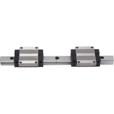 Rail de guidage coulissant linéaire avec 2 blocs HGW20CC, roulement de 300mm, Rail de guidage en acier pour Machine CNC (1/5)