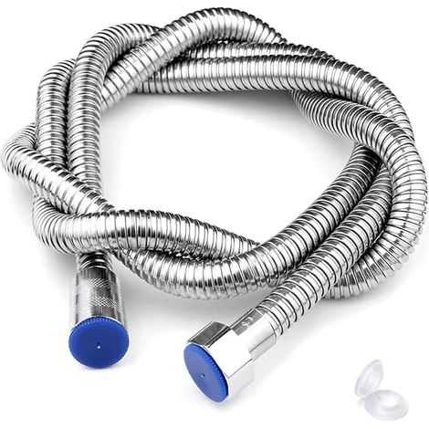 Flexible de douche de 3 mètres en acier inoxydable – Résistant à la pression, antidéflagrant, extra-long (1/5)